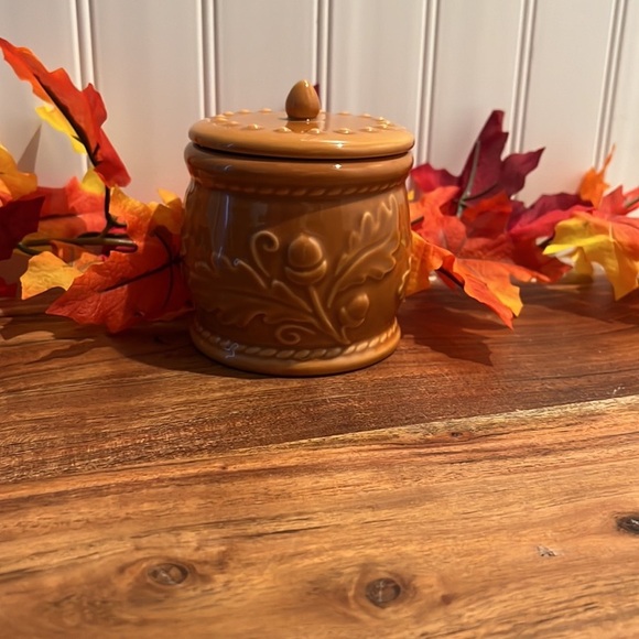Hallmark Glass Fall Mini Decorative Jar With Lid - Picture 7 of 9